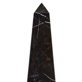 Black & Gold Aristocratic Small Marble Obelisk