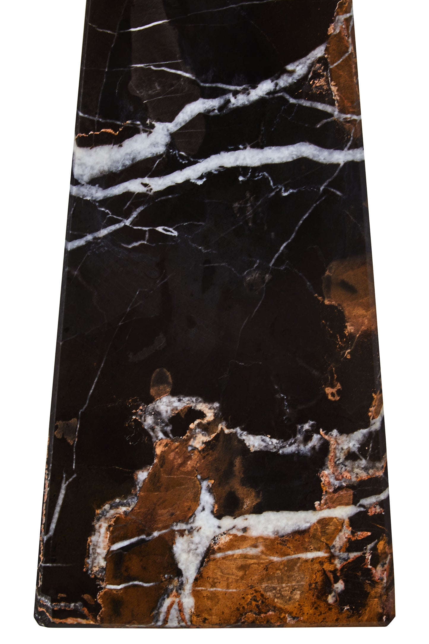 Black & Gold Aristocratic Large Marble Obelisk