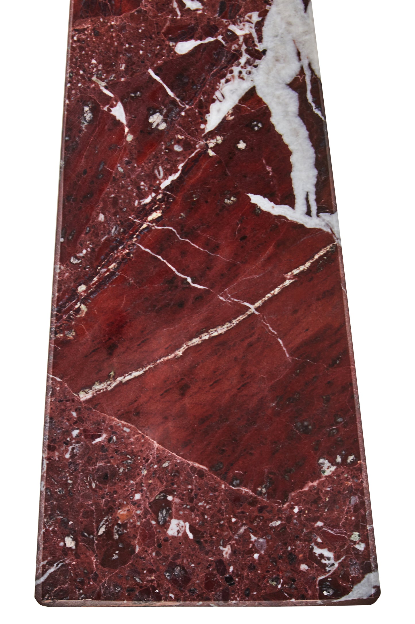 Red Aristocratic Small Marble Obelisk