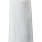 White Aristocratic Marble Tapered Vase