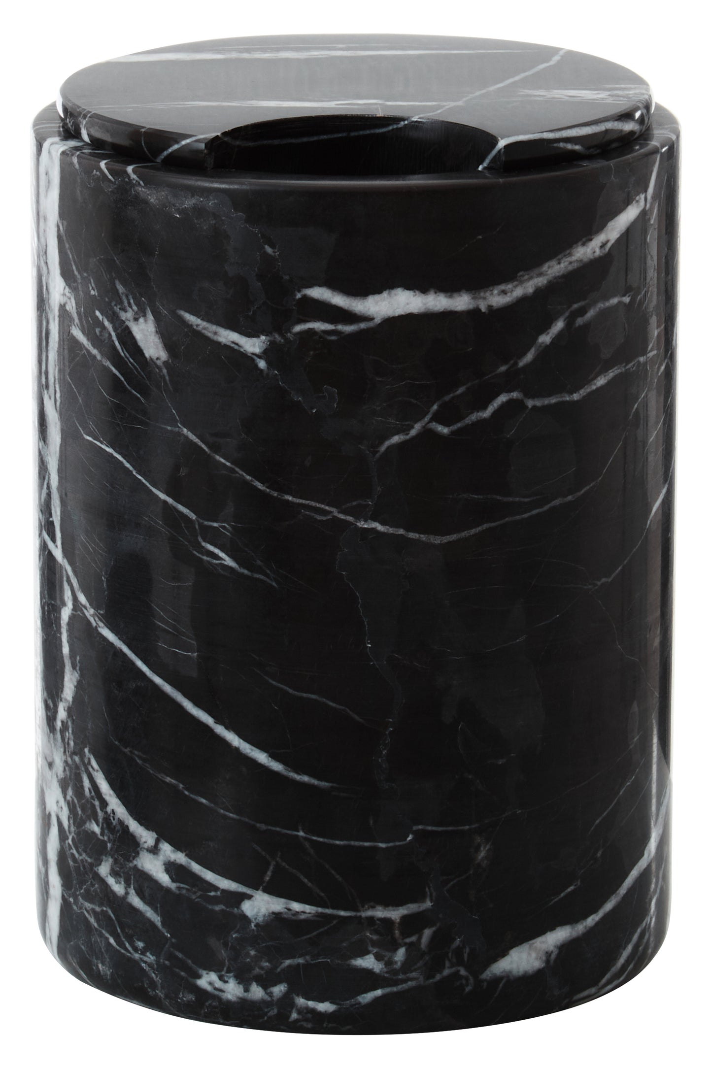 Black Aristocratic Marble Ice Bucket