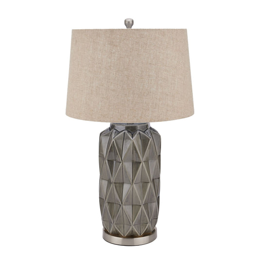 Acantho Grey Ceramic Lamp