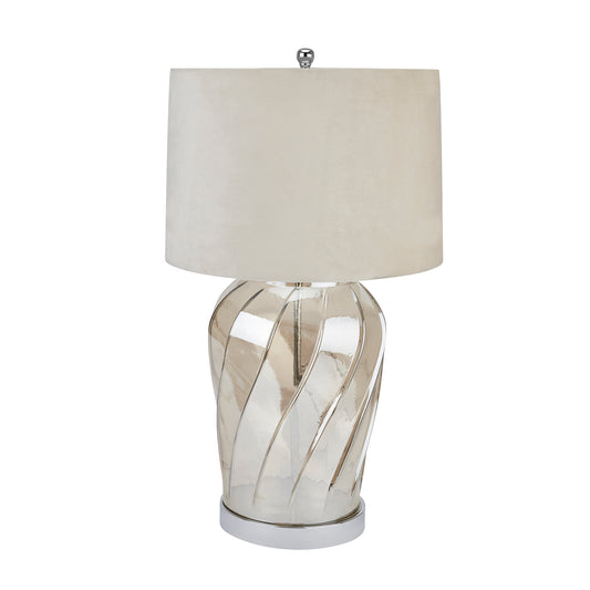 Ambassador Metallic Glass Lamp