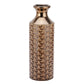 Seville Collection Caramel Scalloped Vase