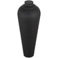 Matt Black Medium Hammered Vase With Lid