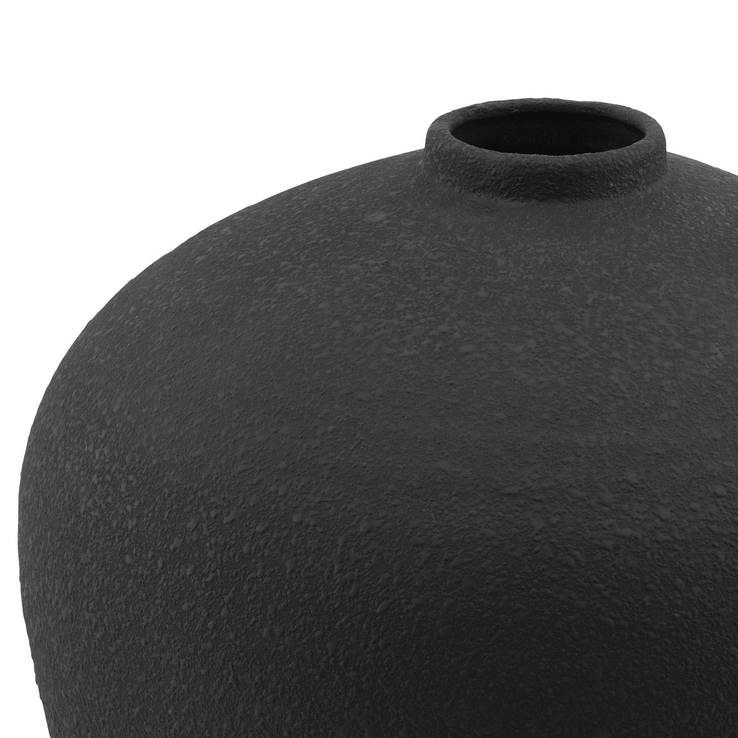 Matt Black Astral Vase