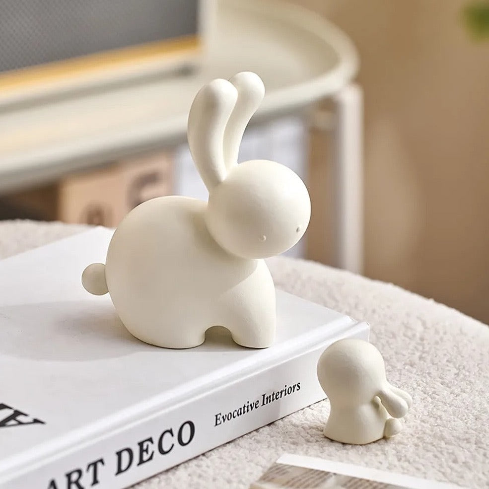 Nordic Baby Bunnie Statues