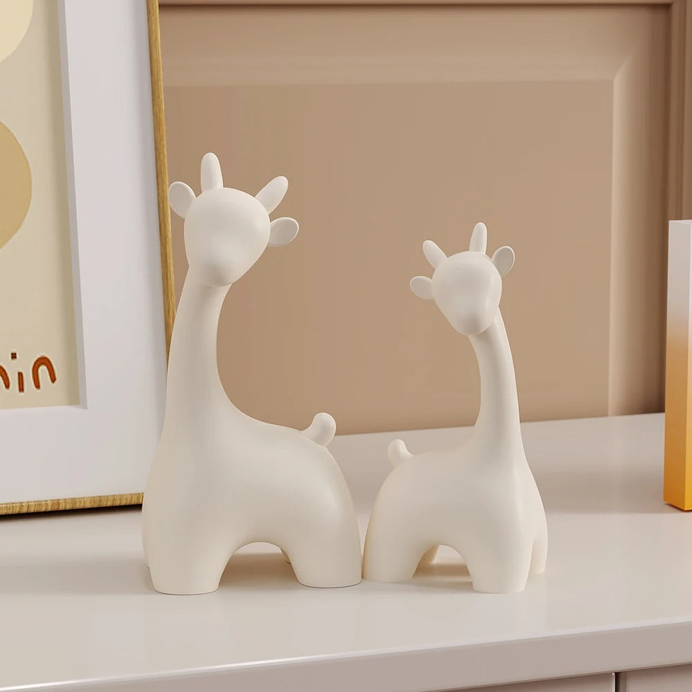 Nordic Baby Giraffe Statues