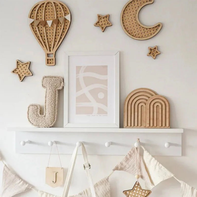 Nursery Rattan Woven Wall Art