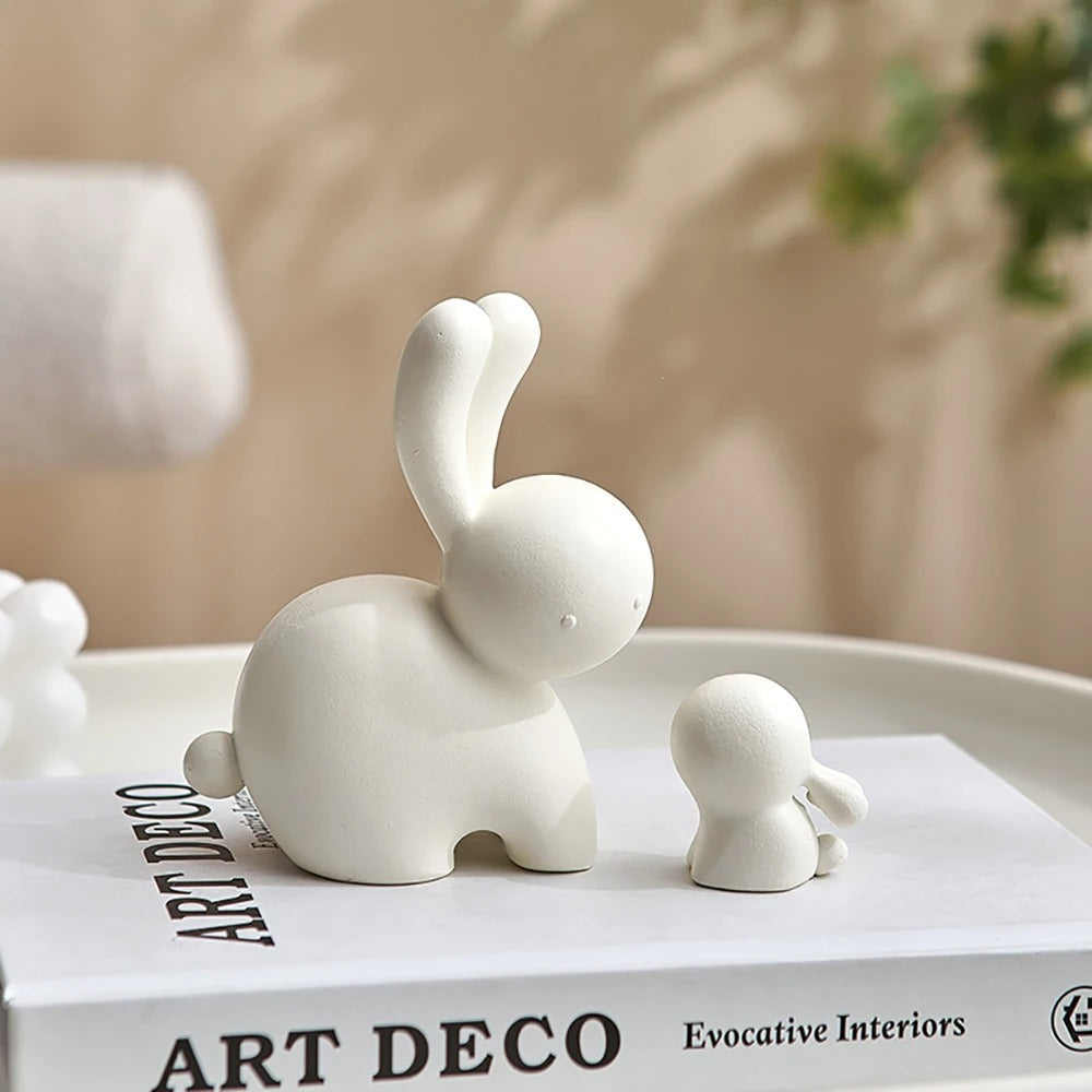 Nordic Baby Bunnie Statues