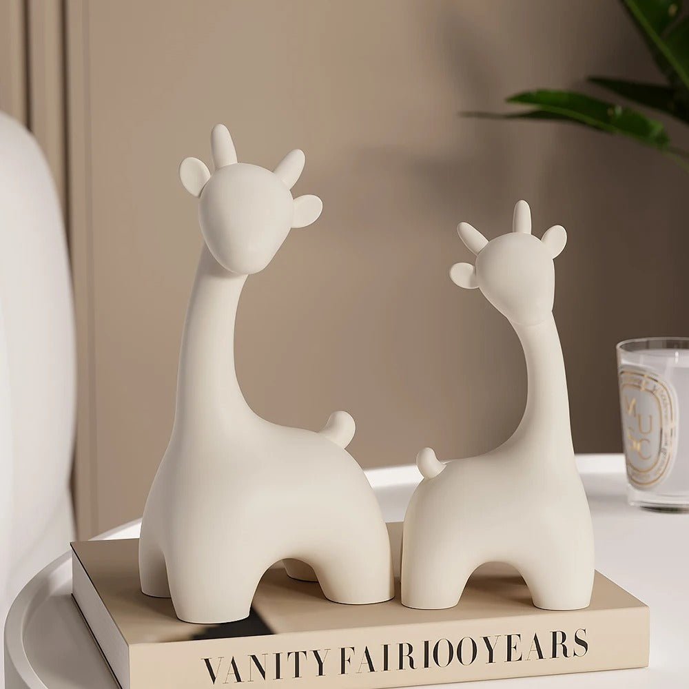 Nordic Baby Giraffe Statues