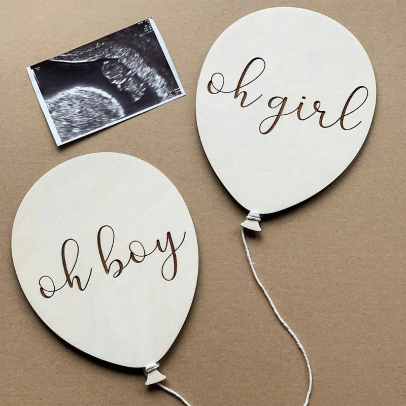 Baby Wooden Balloons