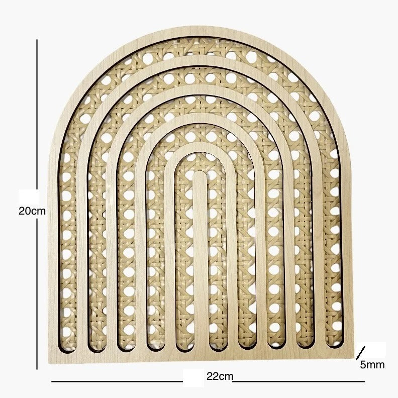 Nursery Rattan Woven Wall Art