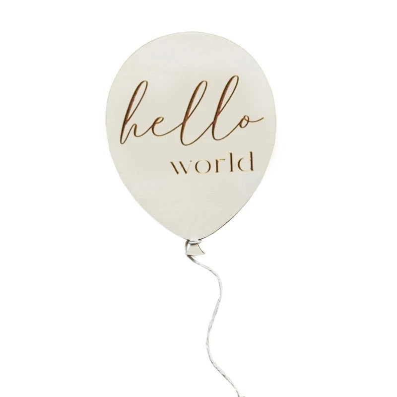 Baby Wooden Balloons